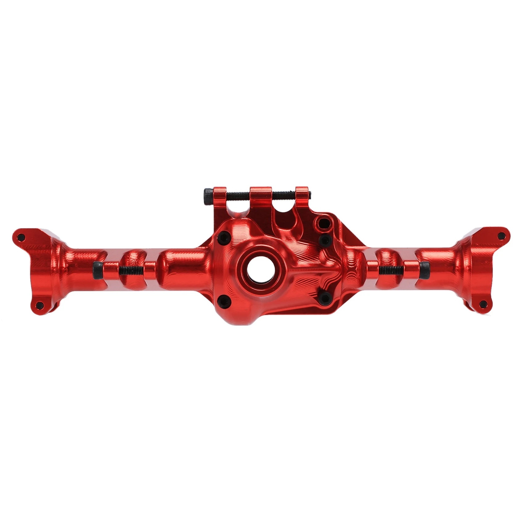 BCVB3-Metal Through Front Axle Housing Axle for Axial SCX6 1/6 RC,Red