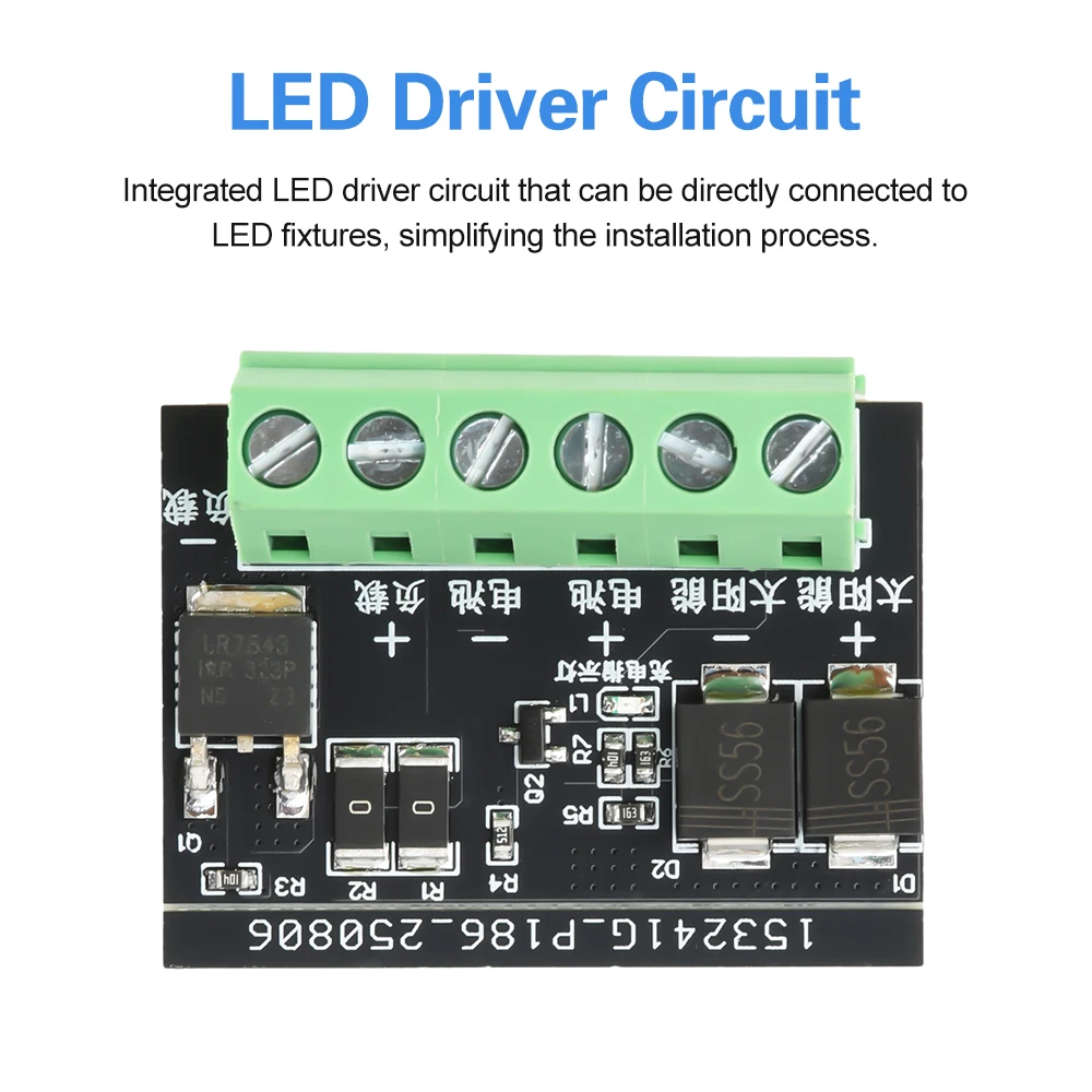 1pcs DC 3-45V Solar Charge Controller Automatic LED Light Driver Board for Solar Panels Battery Systems DIY Lighting