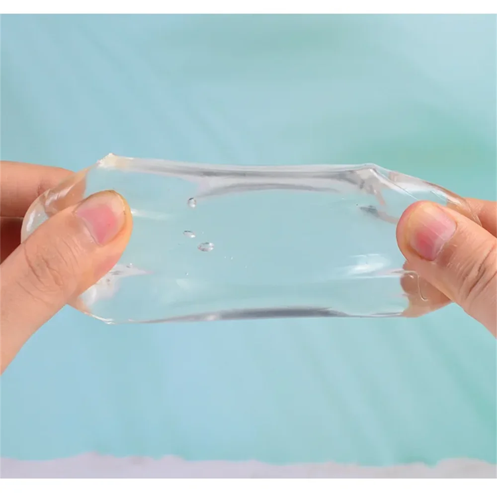 Przezroczyste kostki lodu Miękki TPR Wolno powracający do kształtu Brokatowa kulka maltosowa Zabawka do ściskania Antystresowa elastyczna kulka do ściskania Dekompresyjna