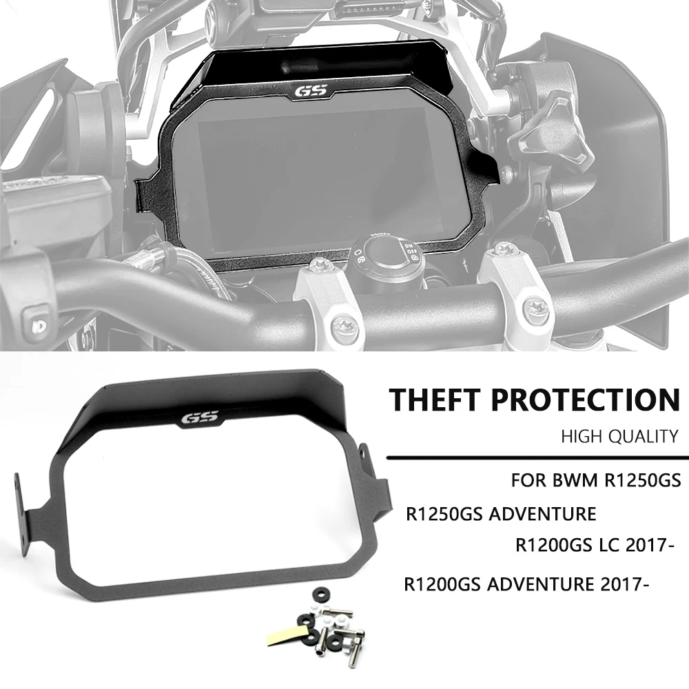 Couverture de cadre antivol pour moto, protecteur d'écran, pièces de protection pour BMW Runder GS LC R 1250 GS Adventure 17-21, R1250GS ADV TFT