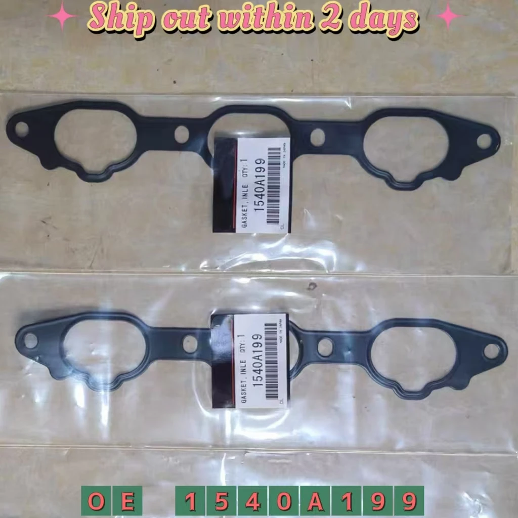 

2 шт. прокладки впускного коллектора двигателя для Mitsubishi Outlander 2006-2012 Pajero Montero Sport 1540A199