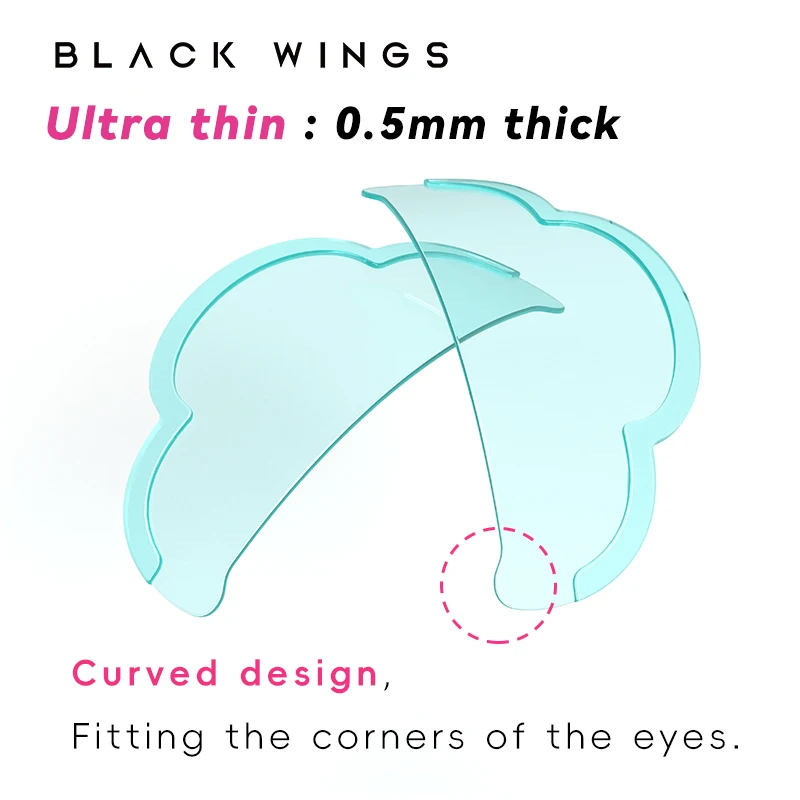 BLACKIWNGS 1PC Silicone Lash Perm Pads Softening Lifting Lashes Rod Shield Self-Adhesive Eyelash Curler Accessories Makeup Tool view 4