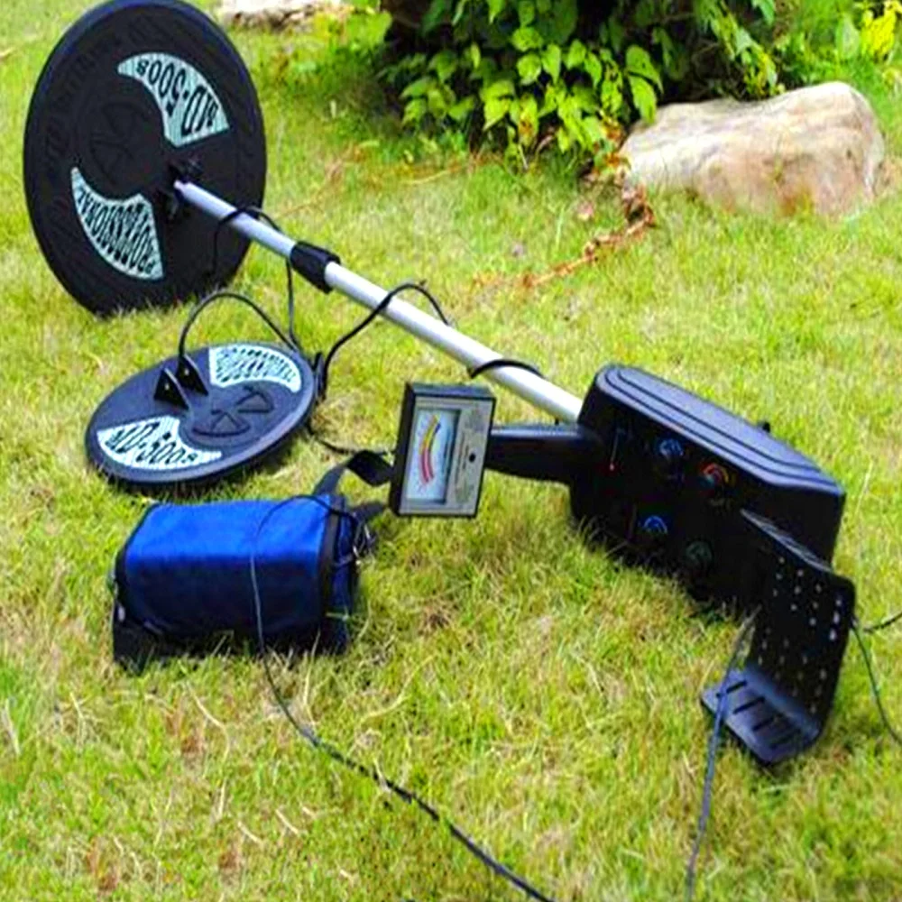 Originale High-End MD-5008 Metal Detector sotterraneo Gold Digger caccia al tesoro ad alta profondità con due bobine di attrezzi