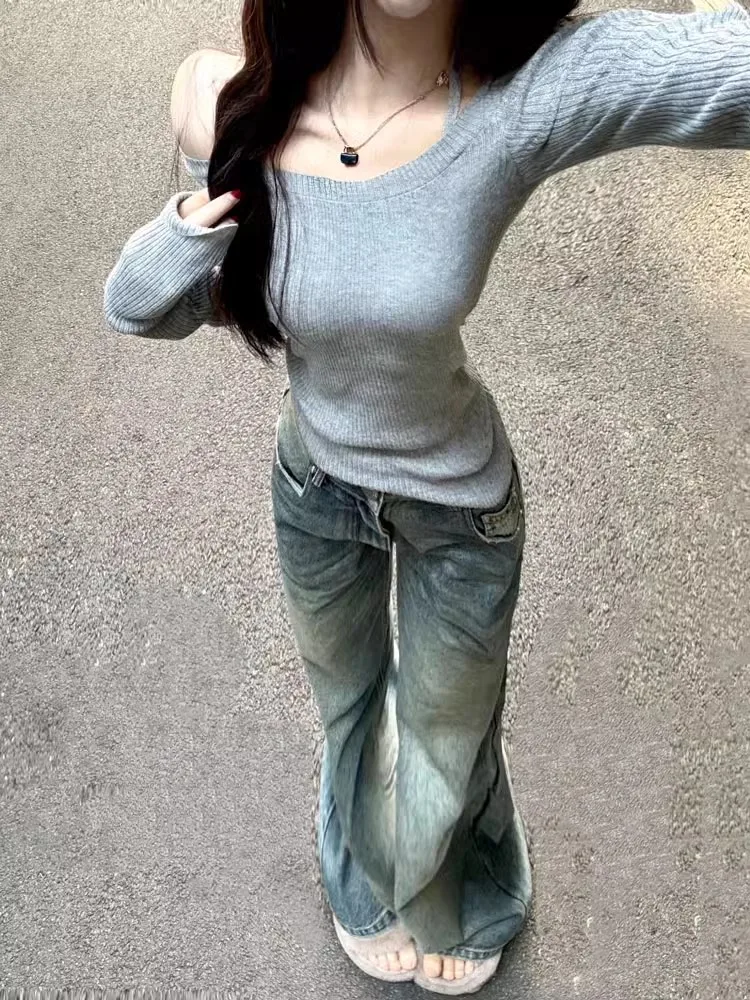 Maglioni Maglioni Pullover Donna Cashmere Donna Maglia Gite Sexy Femme Ristorante Cena Data Notte Romance Elegante femminile