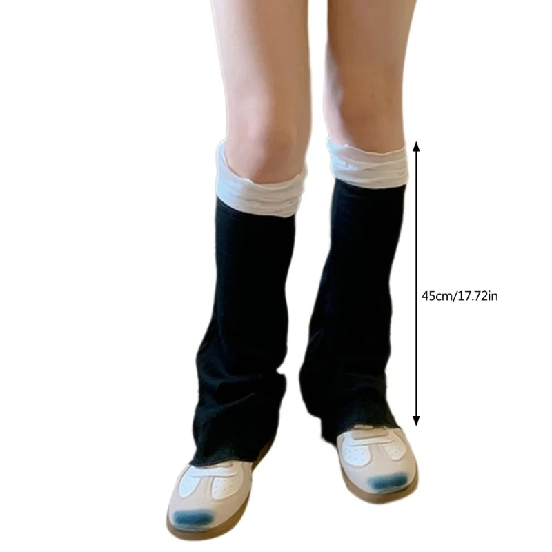 Women's Leg Warmer Japanese Harajuku Leg Sleeves Summer Thin Long Knee Highs Socks Baggy Cuffs Leg Cover Boot Socks