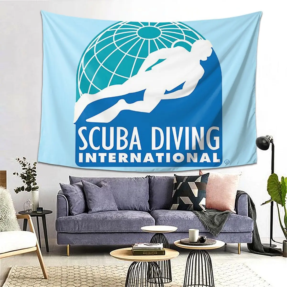 

Scuba Diving International (SDI)- Official Logo Tapestry Decor Art Aesthetic Tapestries for Bedroom Home Wall Cloth Wall Hanging