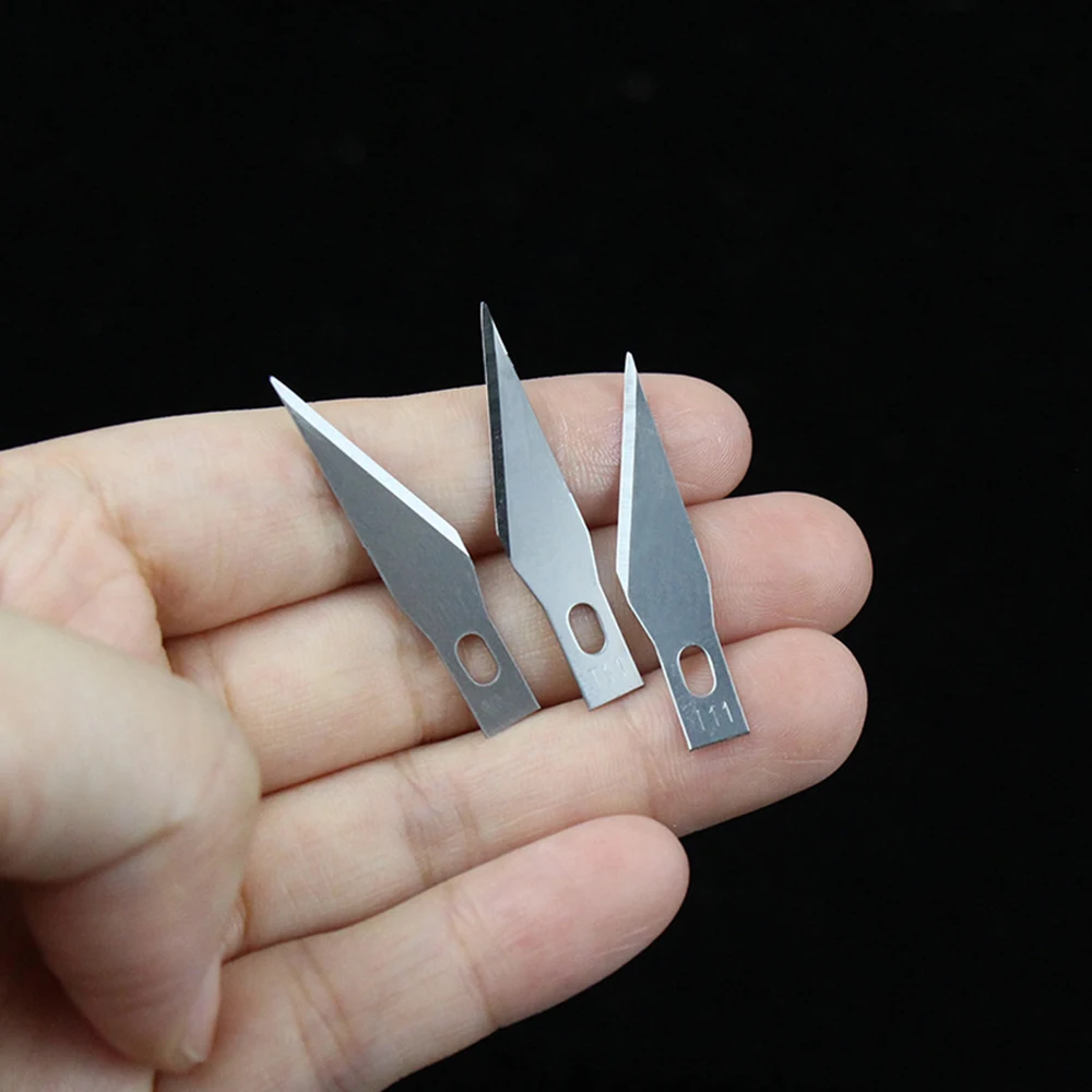 100 Pcs Blade Spare carving blade Boxed blade Castration knife Paper cutting knife Woodworking carving knife Blade wholesale