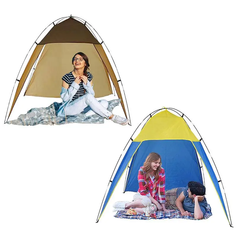 Waterproof Beach Tent Portable Beach Tent Sun Shelter Canopy Easy Setup Sun Shelter For Fishing Hiking Camping