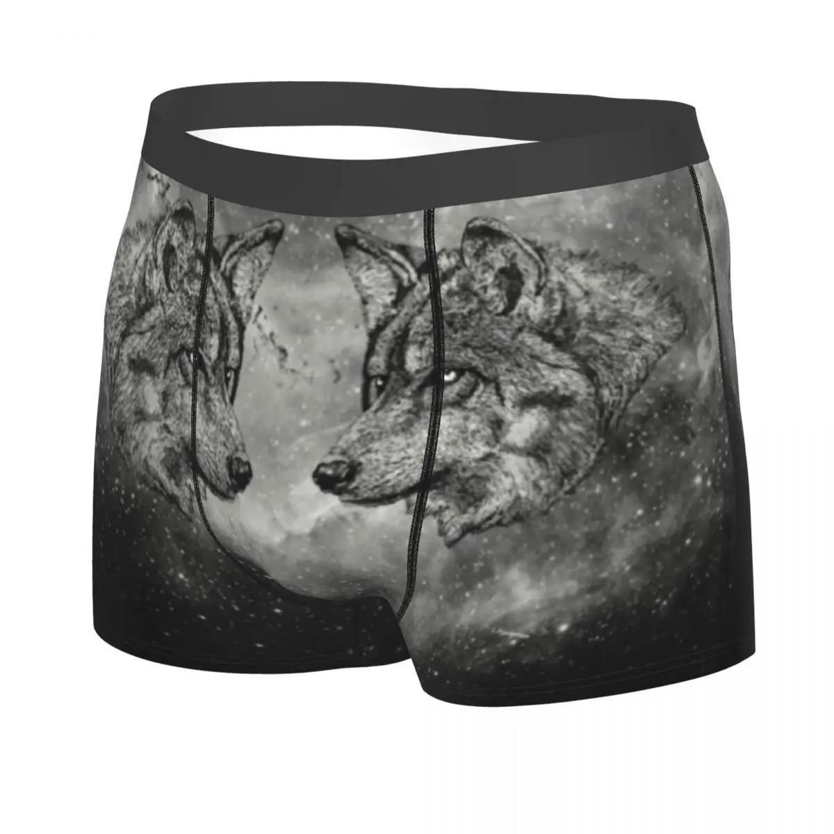 Cool Odin Viking Norse Wolf Boxers Shorts Panties Male Underpants Stretch Fenri Briefs Underwear