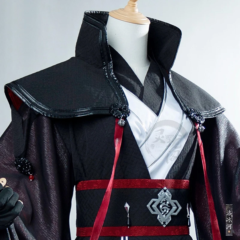 Scum Villain's Self-Saving System Luo Binghe Cosplay Costume – Ancient Hanfu Outfit with Prop for Halloween Carnival 2026