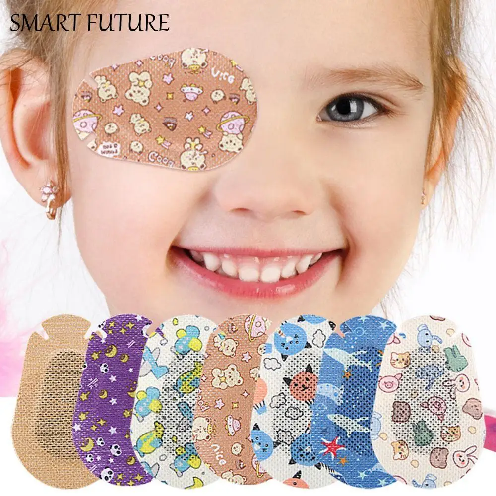 10pcs Protect Eyesight Children Amblyopia Eye Patch Monocular Correction Sterile Eye Patch Single Eye Patch Comfortable