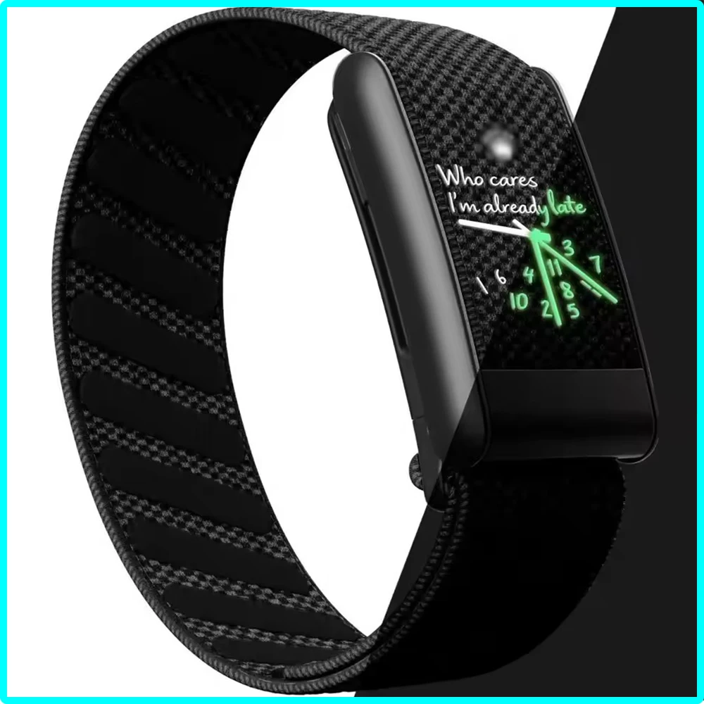 Premium For WHOOP 5.0 MG Luminous Nylon Strap Silicone Print Wristband With Metal Frame Sport Replacement Band
