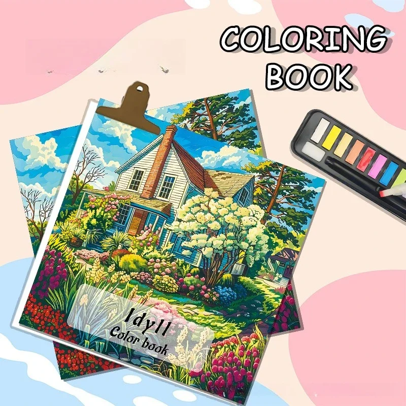 Coloring Books Adult Painting Books Graffiti Painting Picture Books Painting Albums Drawing and Coloring Books