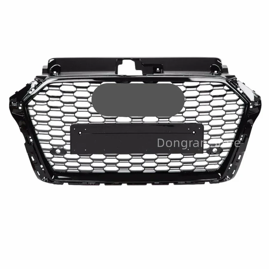 

Car Front Bumper Grille Grill for Audi RS3 for A3/S3 8V 2017 2018 2019（Refit for RS3 Style）Car Accessories tools