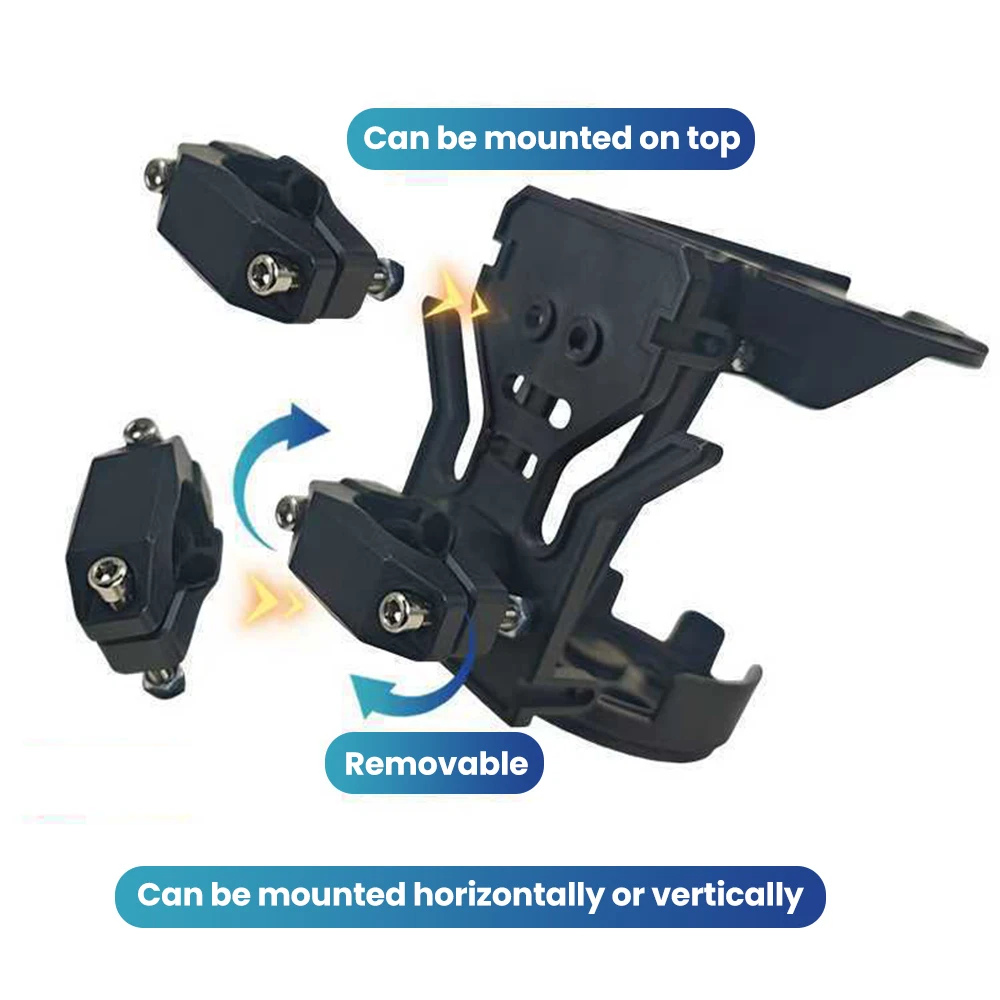 NEW Motorcycle Foldable Water Cup Bracket For Electric Bicycle Sport Cycling 360° Adjustable Handlebar Drink Holder Accessories image 5