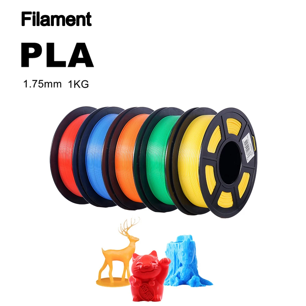 PETG PLA Filament 1KG 1.75mm 2.2lbs FDM Degradable Eco-friendly Plastic PLA Filament 3D Printing Material