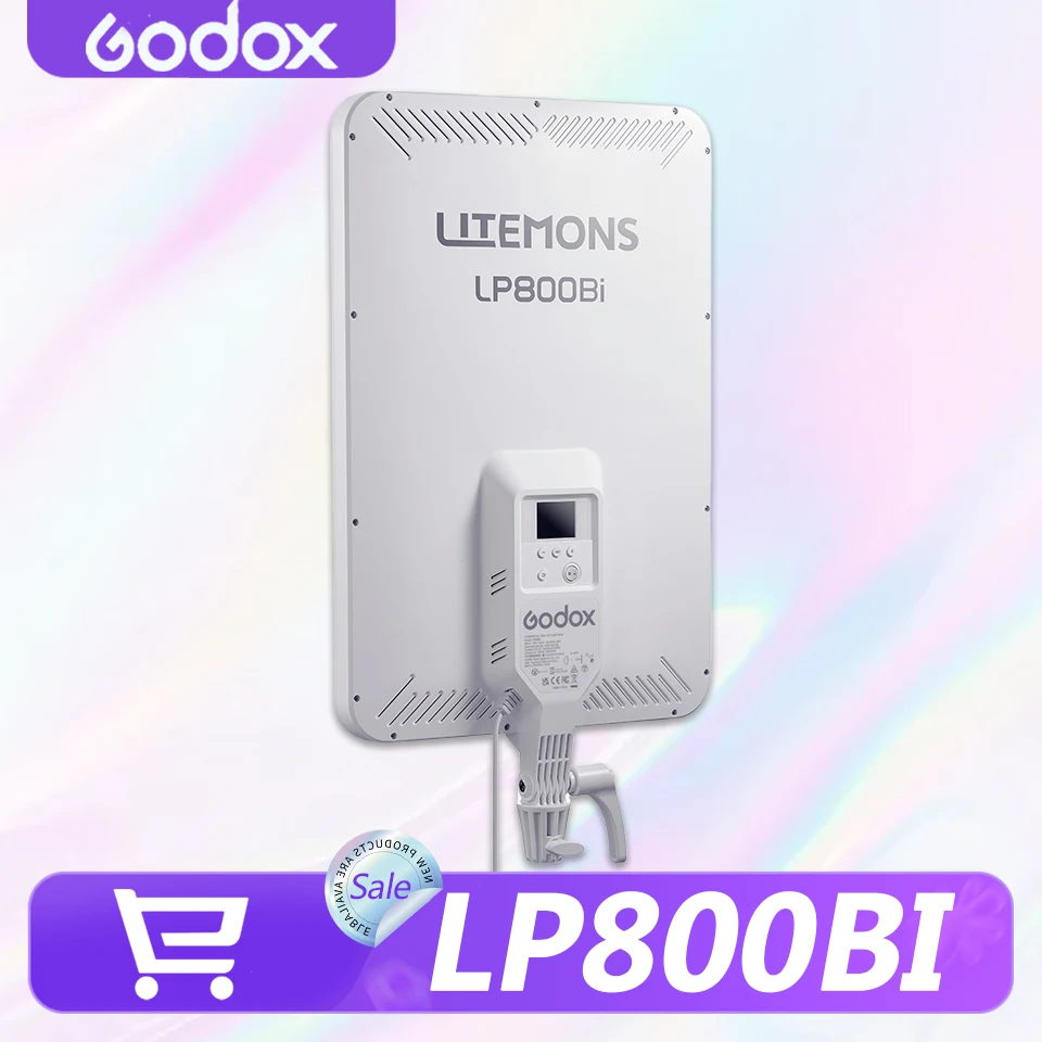 

Godox LITEMONS LP800Bi 2800-6500K Bi-color LED Light Panel with 11 FX Modes for Photography Fill Light CRI 96 TLCI 98