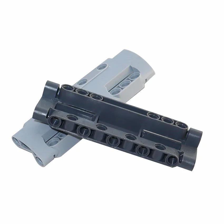 4PCS Technical Bricks Panel Curved 11x3 with 10 Pin Holes through Panel Surface 11954 Car Mechanical Building Blocks MOC Parts