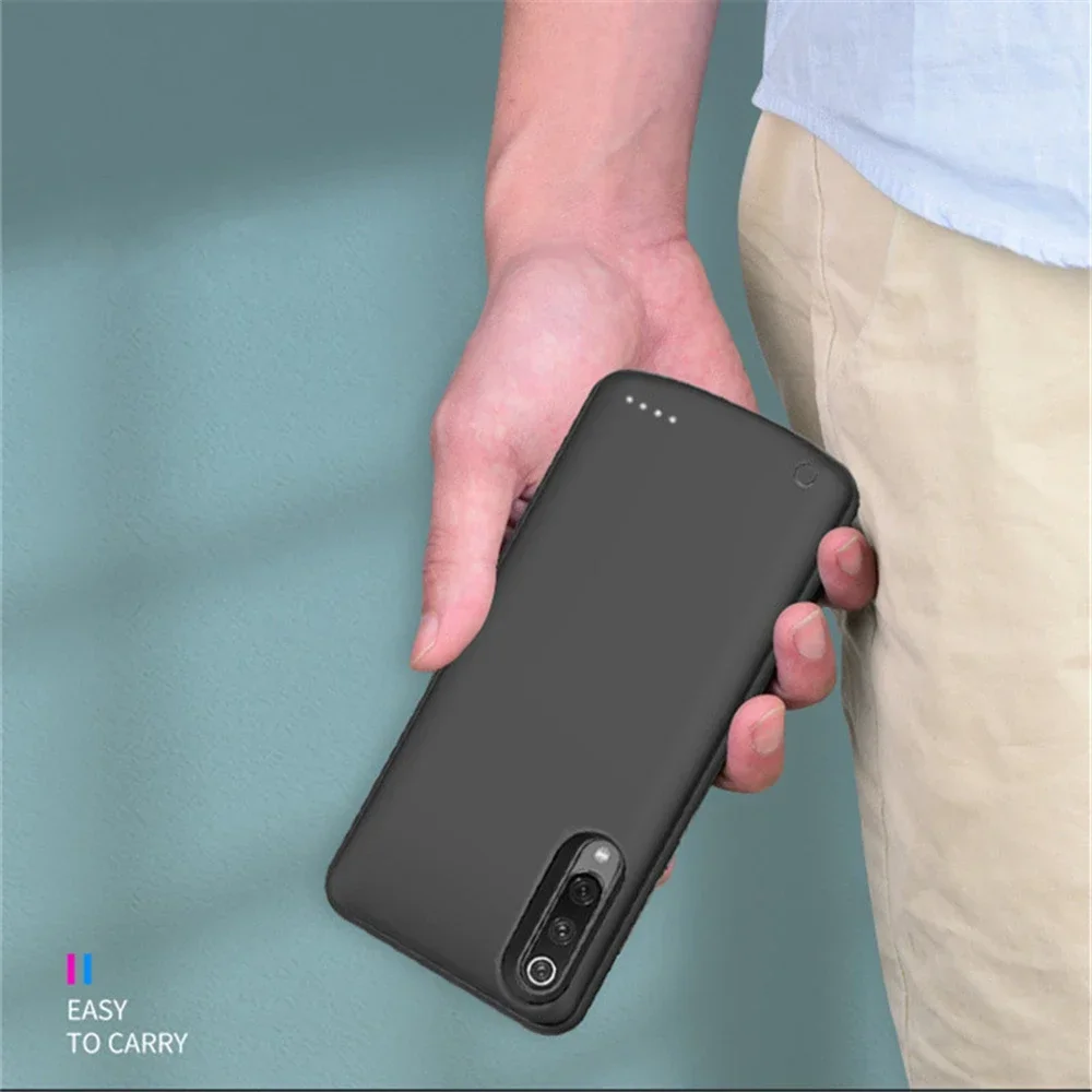 For Xiaomi Mi 9 SE Extenal Battery Cases Slim Backup Power Bank Portable Charging Cover 6800mAh Smart Battery Charger Case