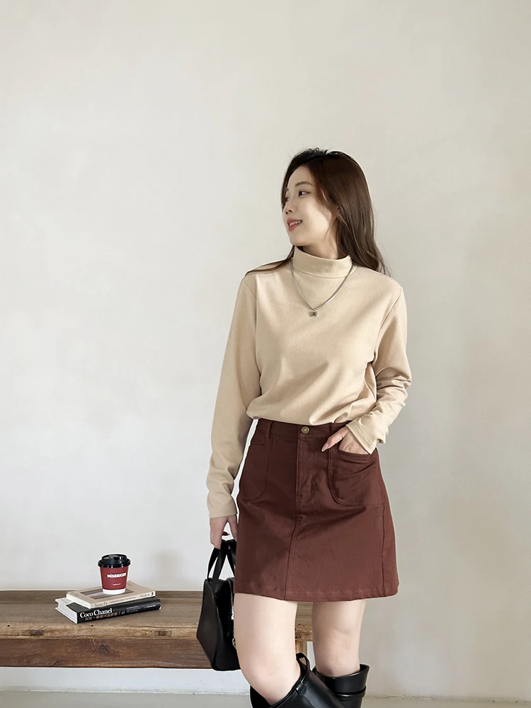 

Soft Long Sve T-irt Warm Thermodync Gentle Fabric Inner Wear Sle Skin Friendly Ideal for Autumn And Winter