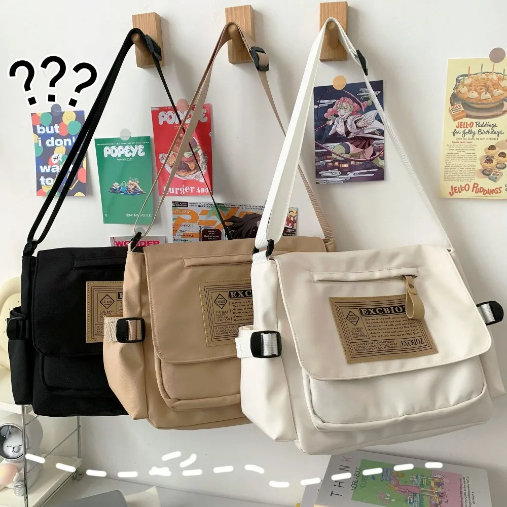 Portable Vintage Handbag High Quality All Match Multi-pocket Messenger Bag Attractive Adjustable Strap Canvas Tote Bag