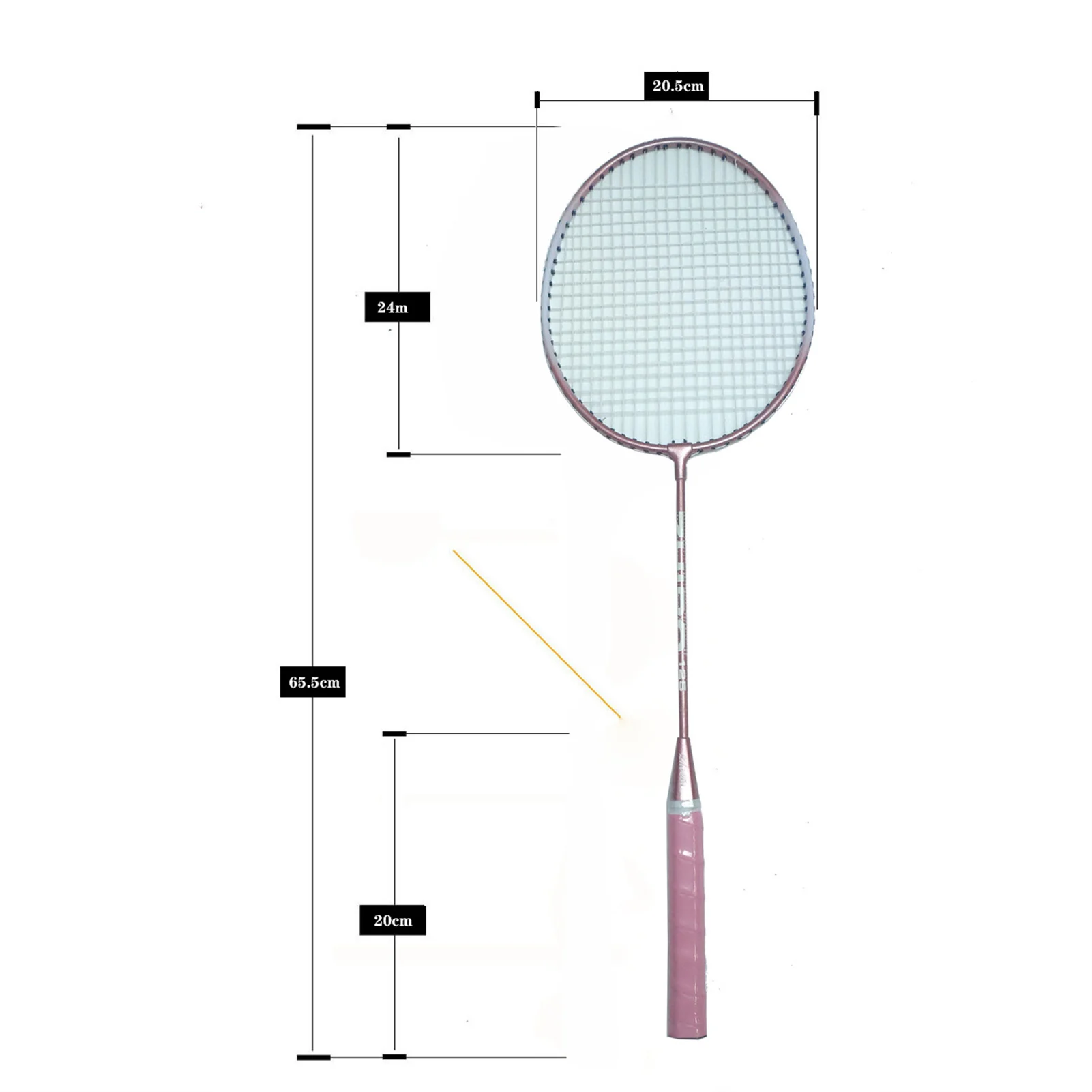 Adults Badminton Racquet Badminton Racket Professional Lightweight Metal Badminton Racquet for Student Beginner Fitness Training