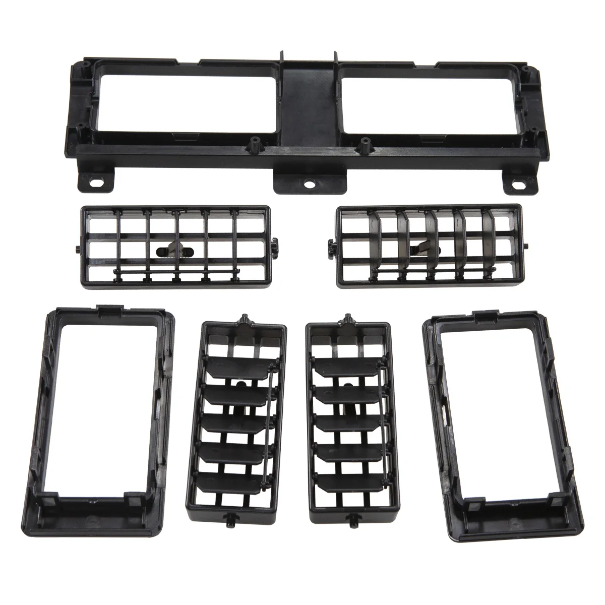 Dashboard AC Air Condition Heater Vent Grille Outlet Panel Louver Set For Nissan Navara D21 Hardbody Pickup 1986-1997 Auto Parts