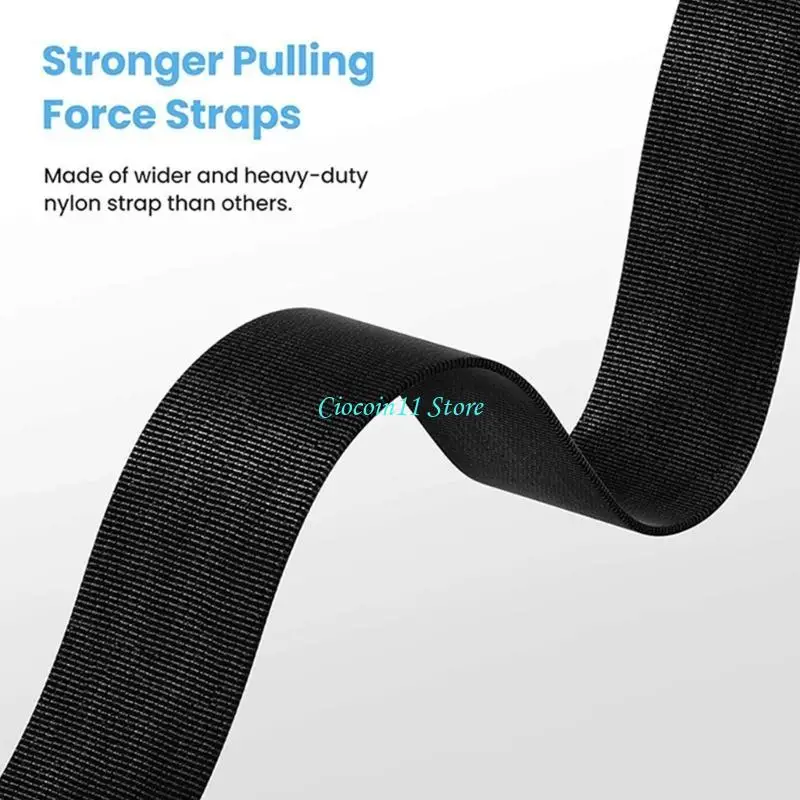 Y1UB Adjustable RVs Awning Tie Down Straps Nylon Stabilizes Pull Down Straps