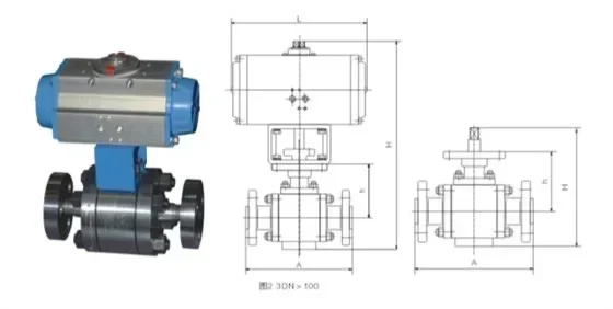 مبيعات ساخنة صمام كروي عائم عالي الضغط #3