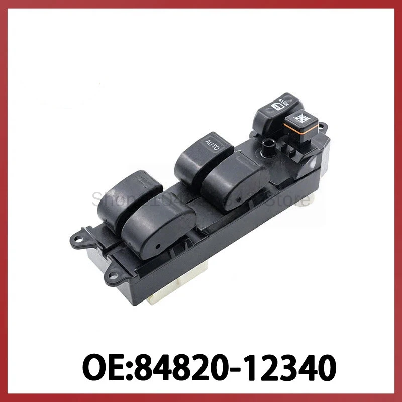 84820-12340 for Toyota Corolla Left Hand Drive Car Glass Regulator Switch Power Window Switch