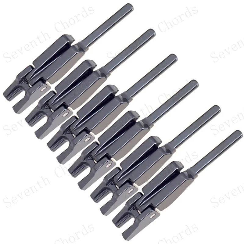 6Pcs Tragbare Gitarre Tremolo Brücke Gesperrt String Sattel FÜR Elektrische Gitarre Musical Instrument Zubehör Teile – Detail 12