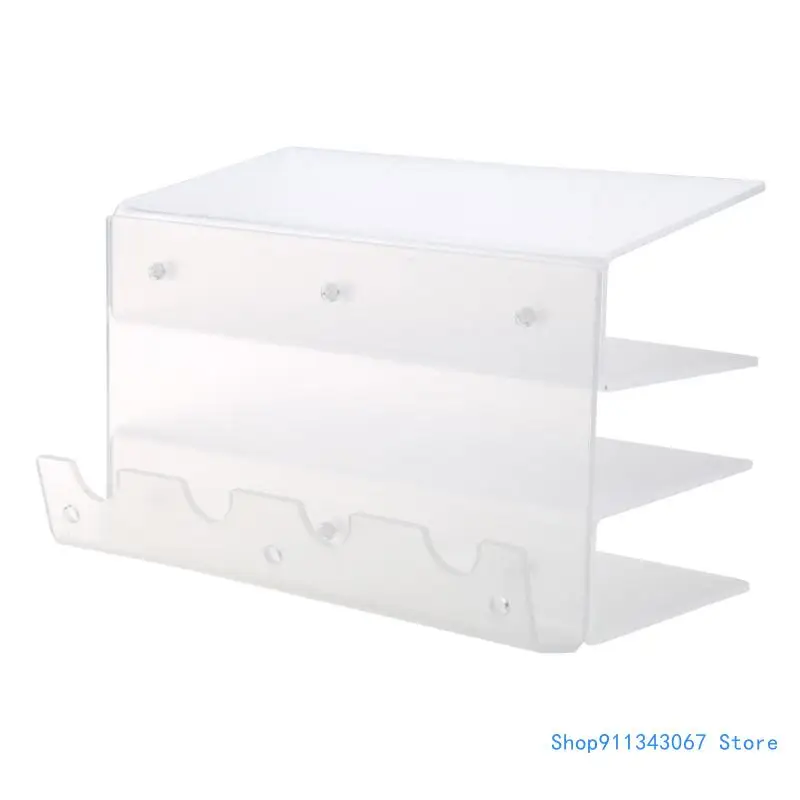 

Modern Acrylic Keyboard Mouse Stand 3-Tier Keyboards Display Rack Organize Drop shipping