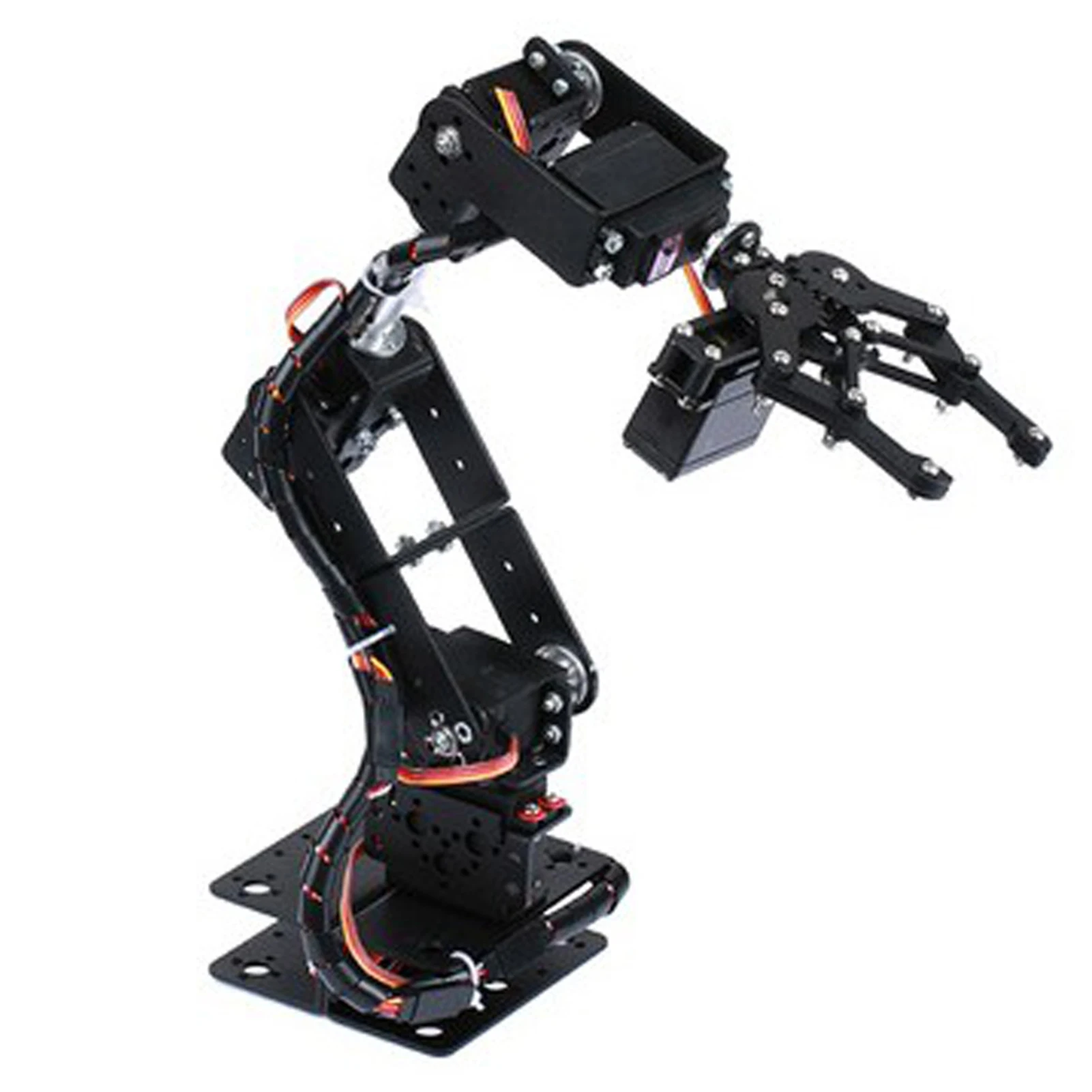 (Offerta di liquidazione) 6DOF Manipolatore Robot Braccio meccanico Robot Morsetto Artiglio Kit Parti di robot industriali Insegnamento universitario Fai da te