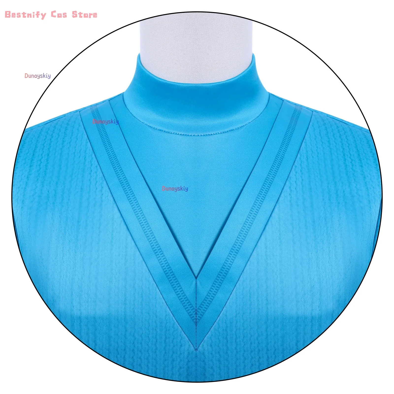 أزياء كوسبلايستيف كوسفريف أزرق تي شيرت علوي سروال كوسبريفري مجموعة ريترو مستقبلية نمط لعب الأدوار بدلة مغامرة الزي للرجال والأولاد