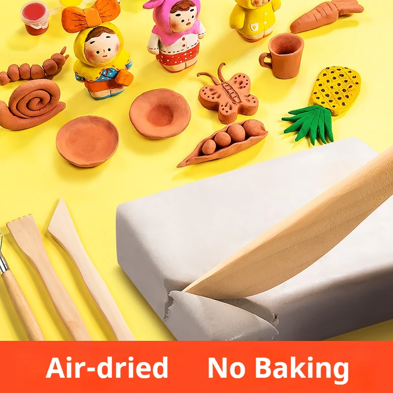 Air Dry Clay - Lucht droogende klei, geschikt voor het