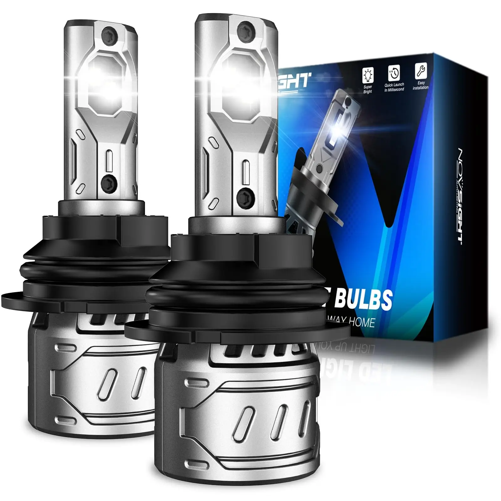 

N61 General Series | 9007 HB5 LED Bulbs Stable Output 60W 13000LM 6500K White | 2 Bulbs