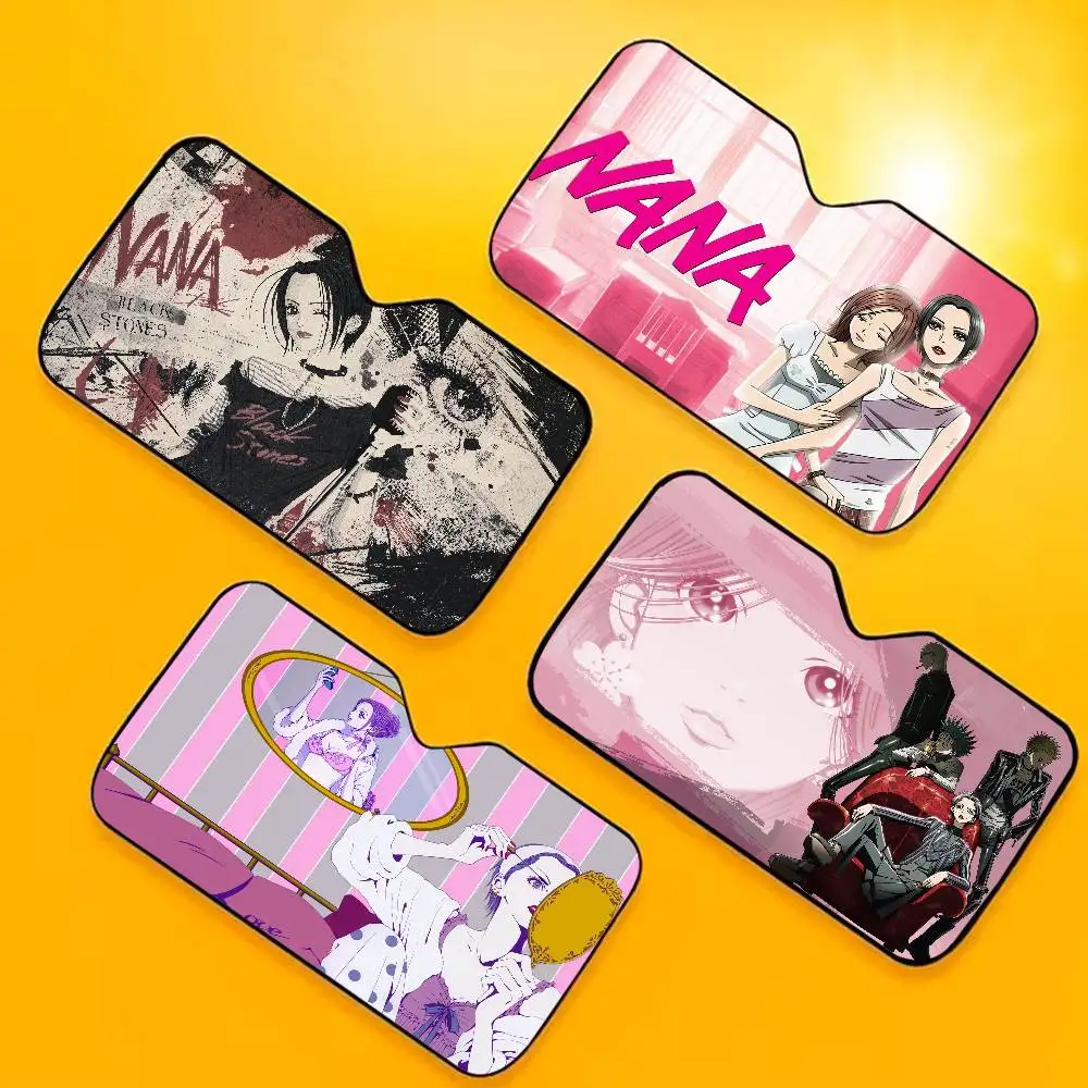 Cute Character N-NANA Summer Car Sunshade Windscreen Visor Windscreen Heat Reflector Protect Car Interior