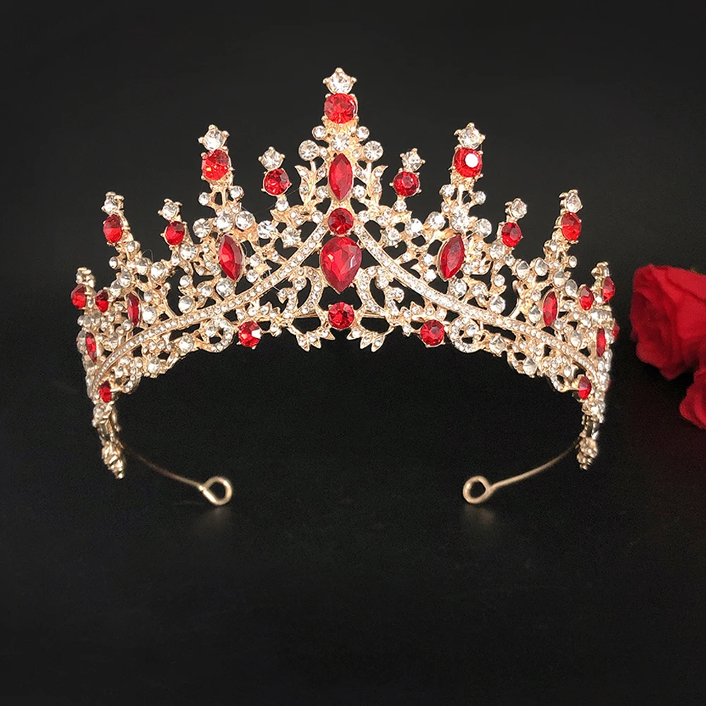 

Bridal Hair Accessories Tiara Girl Wedding Party Crown Mermaid Rhinestone Bride