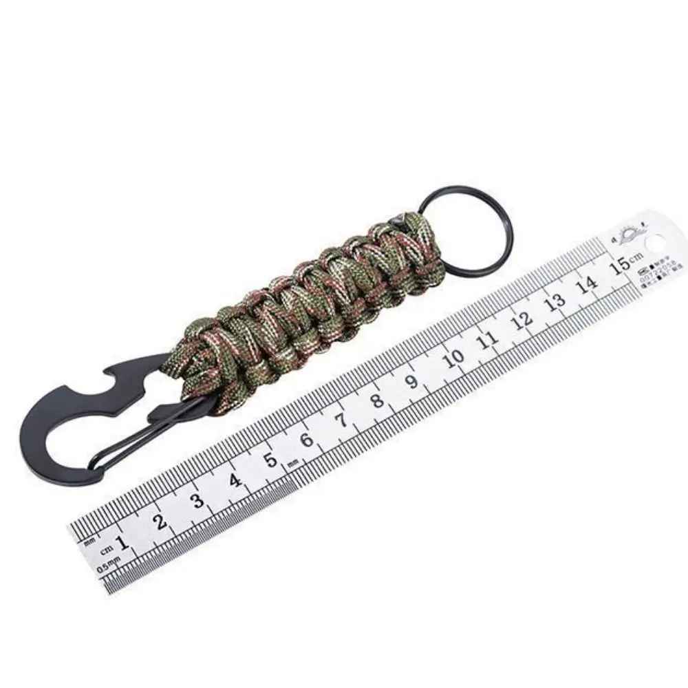 Rope Keychain Outdoor Tools Survival Tool Climb Keychain Bottle Opener Key Chain Bottle Opener Keyring Umbrella Rope Keychain