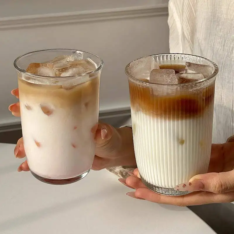 

Холодный Americano Latte Кофе Термостойкое Стекло Прозрачный Холодный Пить Вода Чашка Молока Ресторан Ежедневное Домашнее Использование