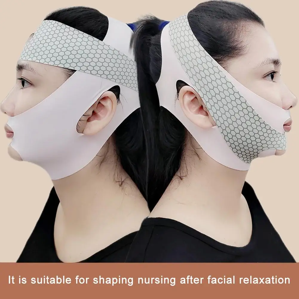V Linha Rosto Emagrecimento Bandagem, Shaper Rosto, Levantamento Massagem, Anti Strap, Rugas Da Pele, Ferramentas De Queixo, Cinto Redutor, Duplo J2y6