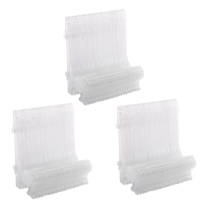 

36Pcs/Set Clear Plastic Easels Plate Holders Display Dish Rack Picture Frame Photo Book Pedestal Holder Display Stand