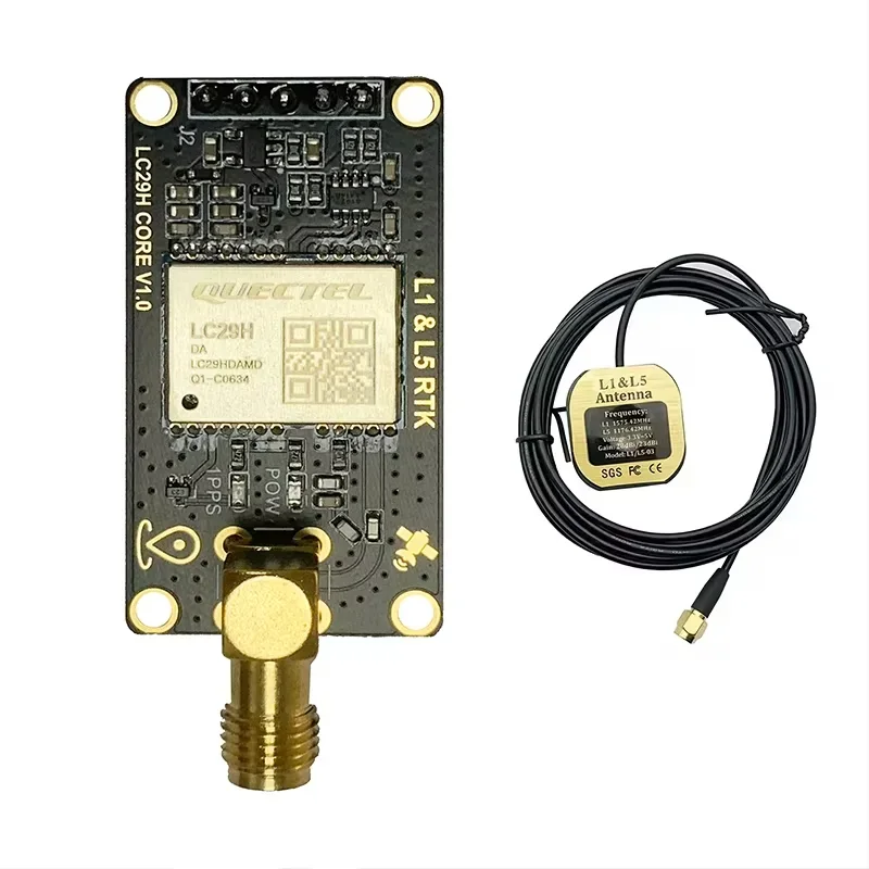 Quectel LC29H Module LC29HDA RTK Positioning Core Board Dual Band L1+L5 GPS Glonass Galileo GNSS High-precision Centimeter Level