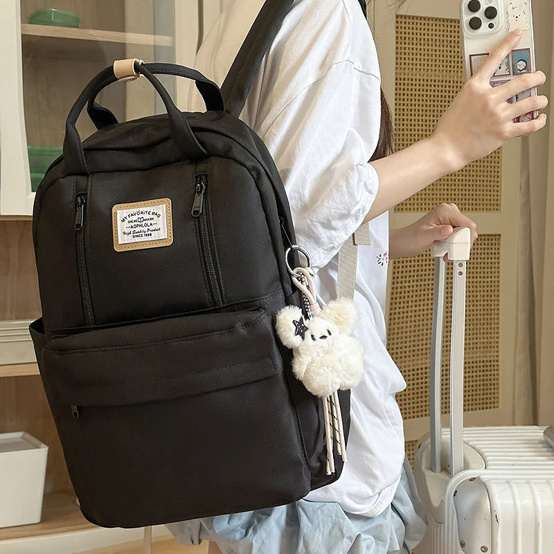 حقيبة ظهر نسائية للسفر اليومي، متعددة الجيوب، حقيبة سفر كاجوال للنساء والرجال، حقيبة مدرسية للمراهقات والأولاد، حقيبة كمبيوتر محمول