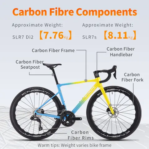 SAVA Hot Sale Starship Flagship Edition Full Carbon Fiber Road Bike 24 Speed with SHIMAN0 105 7170 DI2 Kit Full Race Bicycle