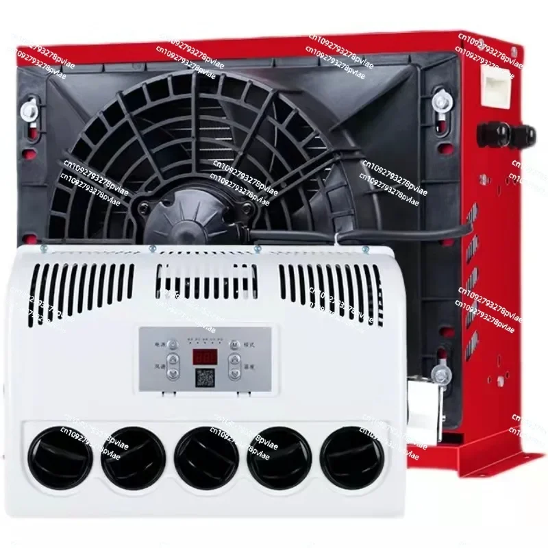 24V large truck parking air conditioner electric DC frequency conversion 12V vehicle air conditioner refrigeration