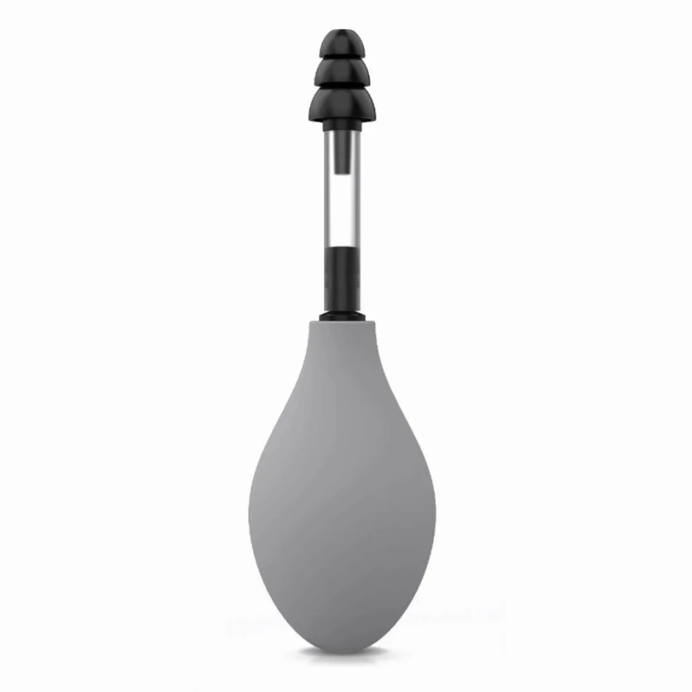 

Silicone Ear Pressure Tool Reduce Tension Black Grey Inner Ear Pressure Tool Portable Earplugs Relief Suction Device Airplane