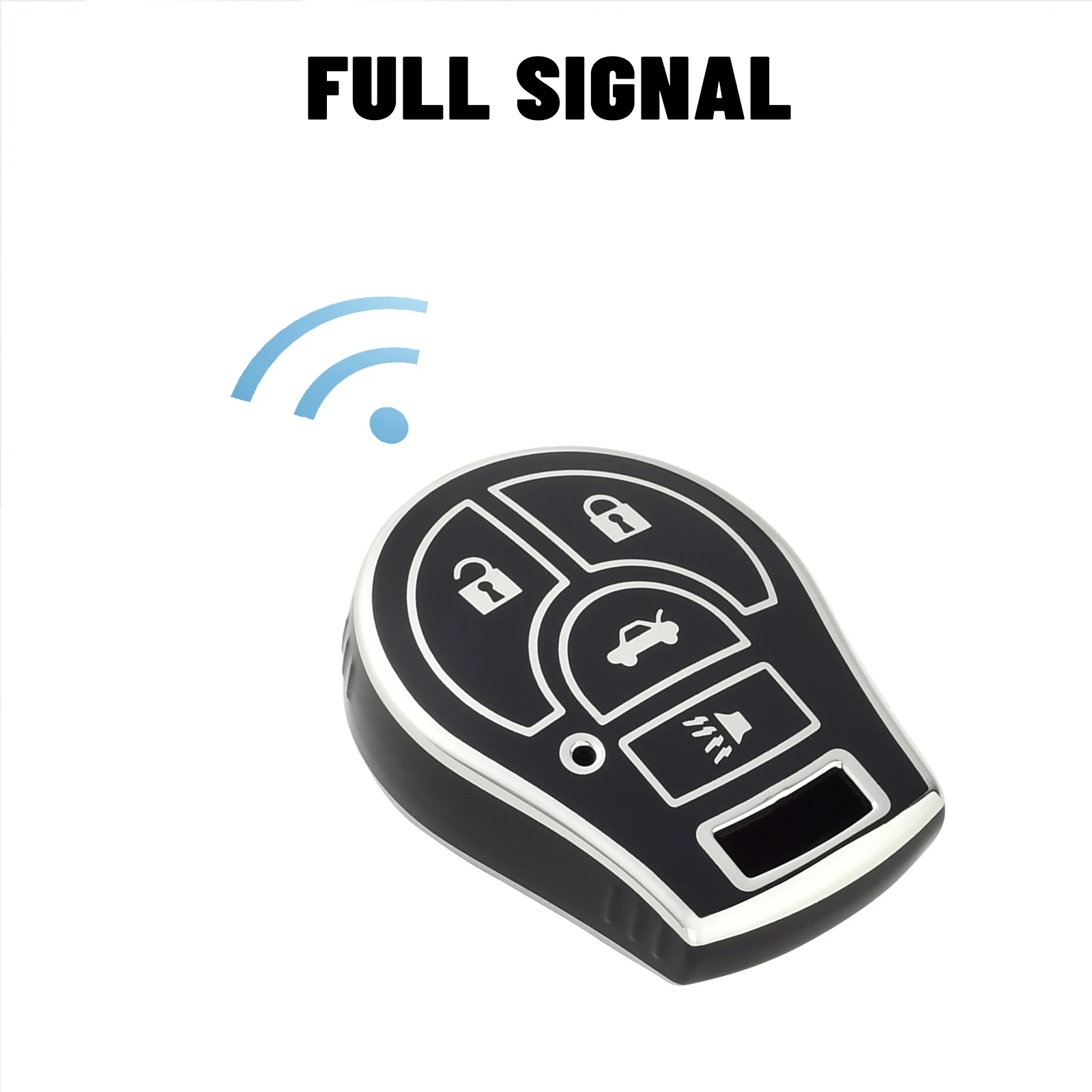 حافظة غطاء مفتاح فوب لنيسان فيرسا جوك روج سنترا تيتان أرمادا كيوب فرونتير NV إنفينيتي FX35 FX45 فيرسا حامل سلسلة المفاتيح