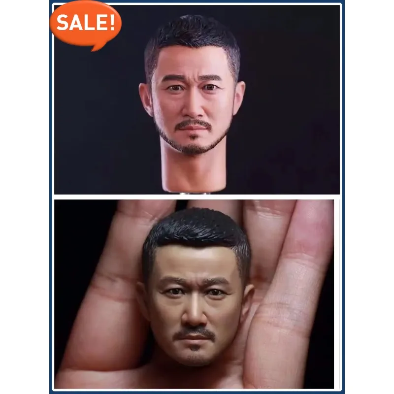 

Wolf Warriors 1/6 Scale Wu Jing Head Sculpt KARATE KID Asian Male Soldier Head Carving Model Toy