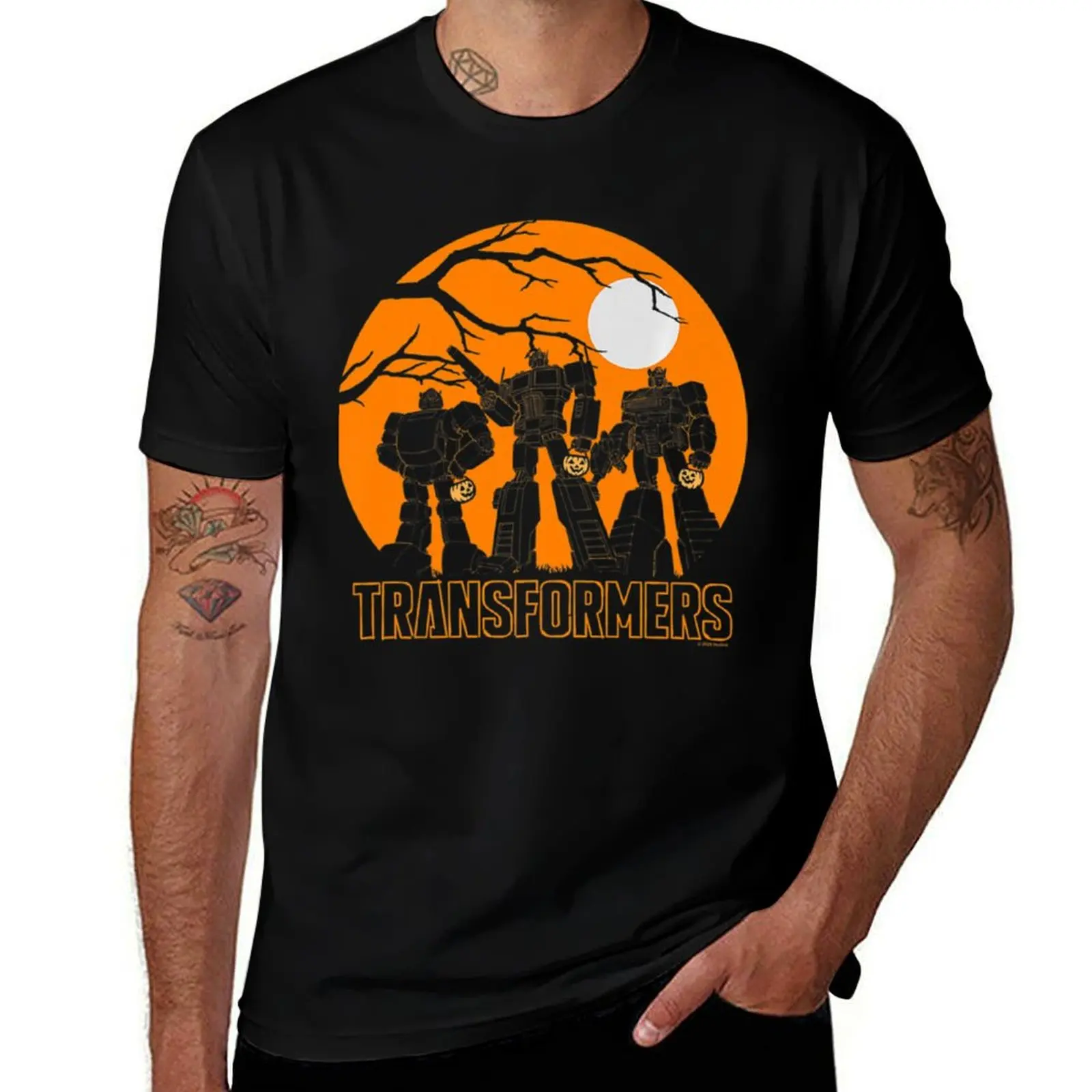 Transformers Halloween Optimus Haunt Silhouettes Premium T-Shirt T-Shirt essential t shirt baggy shirts t shirt men